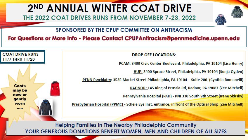 2nd Annual Coat Drive